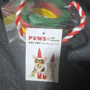 NEW IN BOX Paws for the Season Pet Toy
